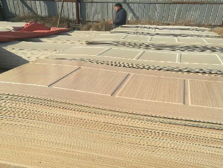 Waterproof PVC WPC Door Skin Design